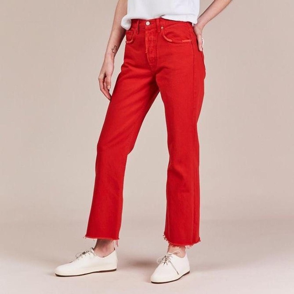 GRLFRND red jeans, size 24